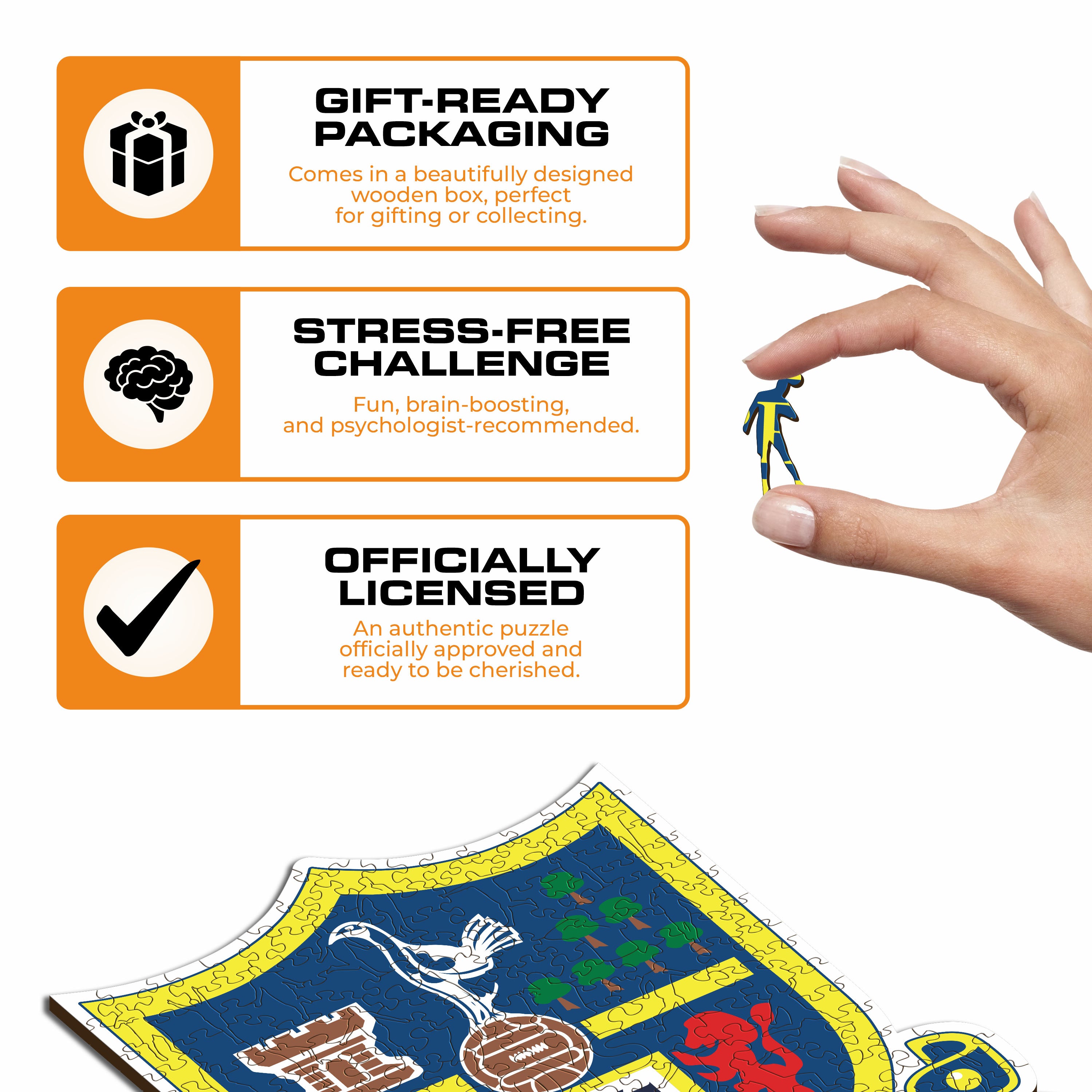 Tottenham Hotspur FC® Retro Logo - Wooden Puzzle