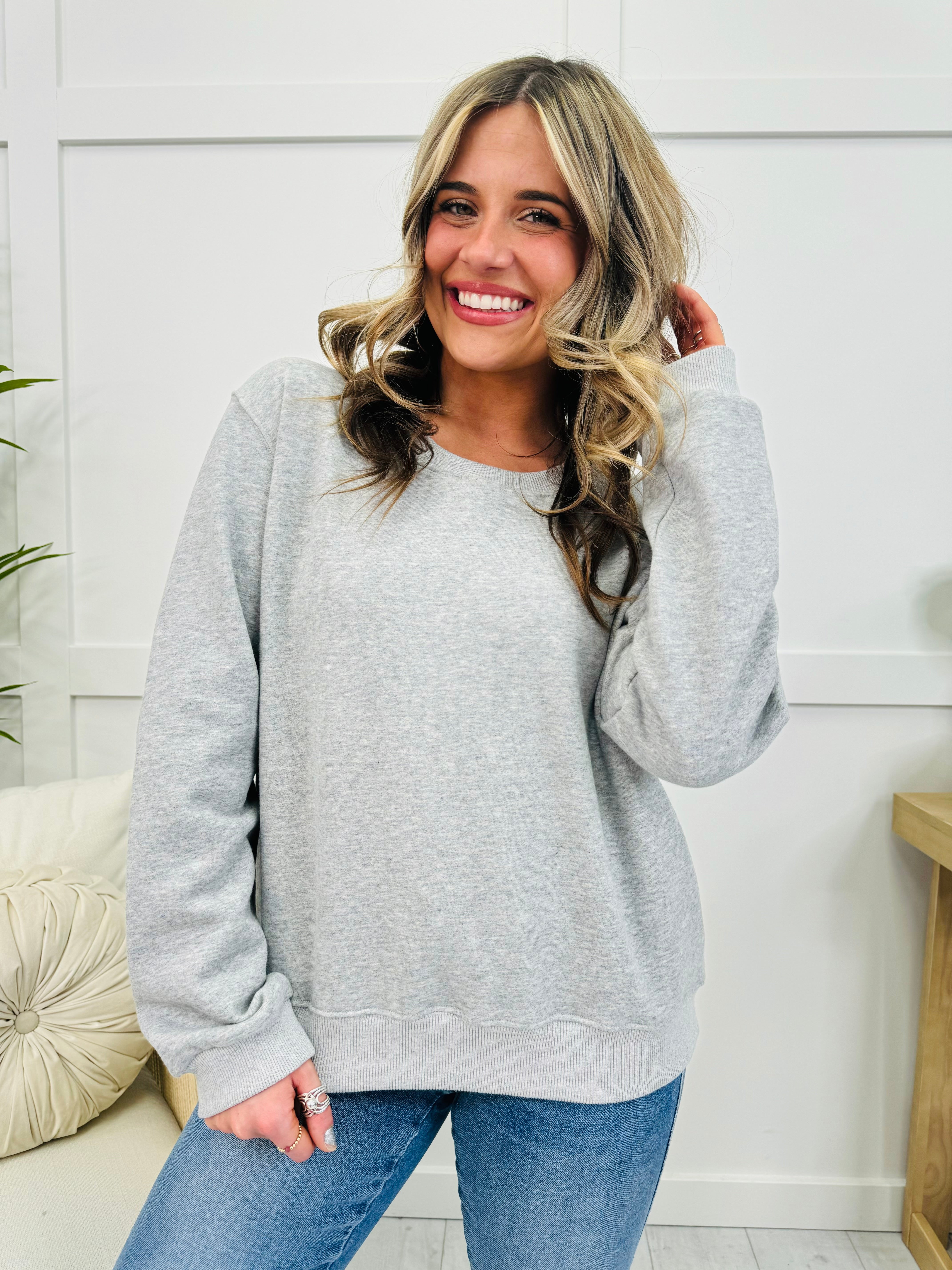 REG/CURVY MOCO Exclusive Basic Babe Pullover- Multiple Colors!