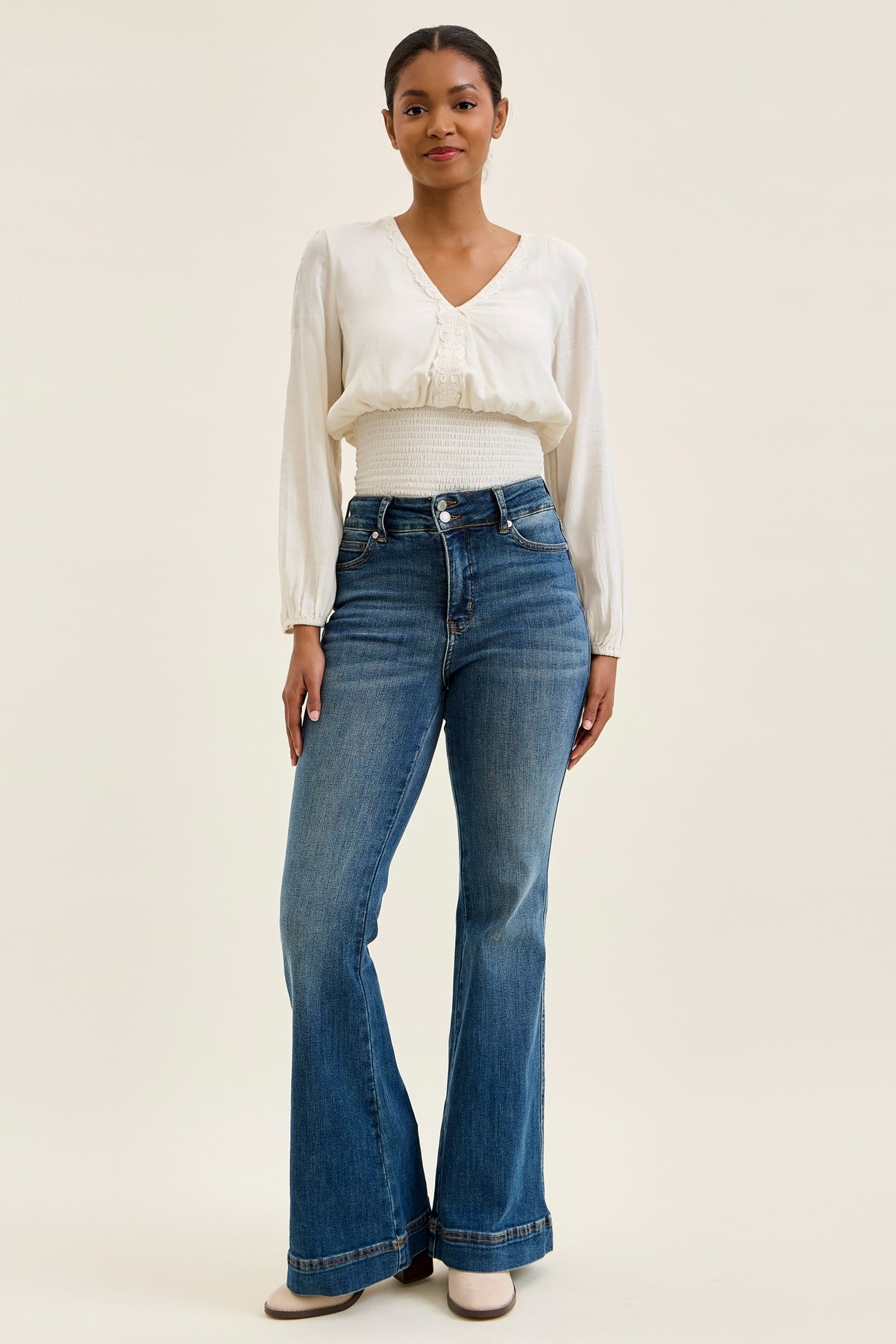 Penny Flare with Tummy Control