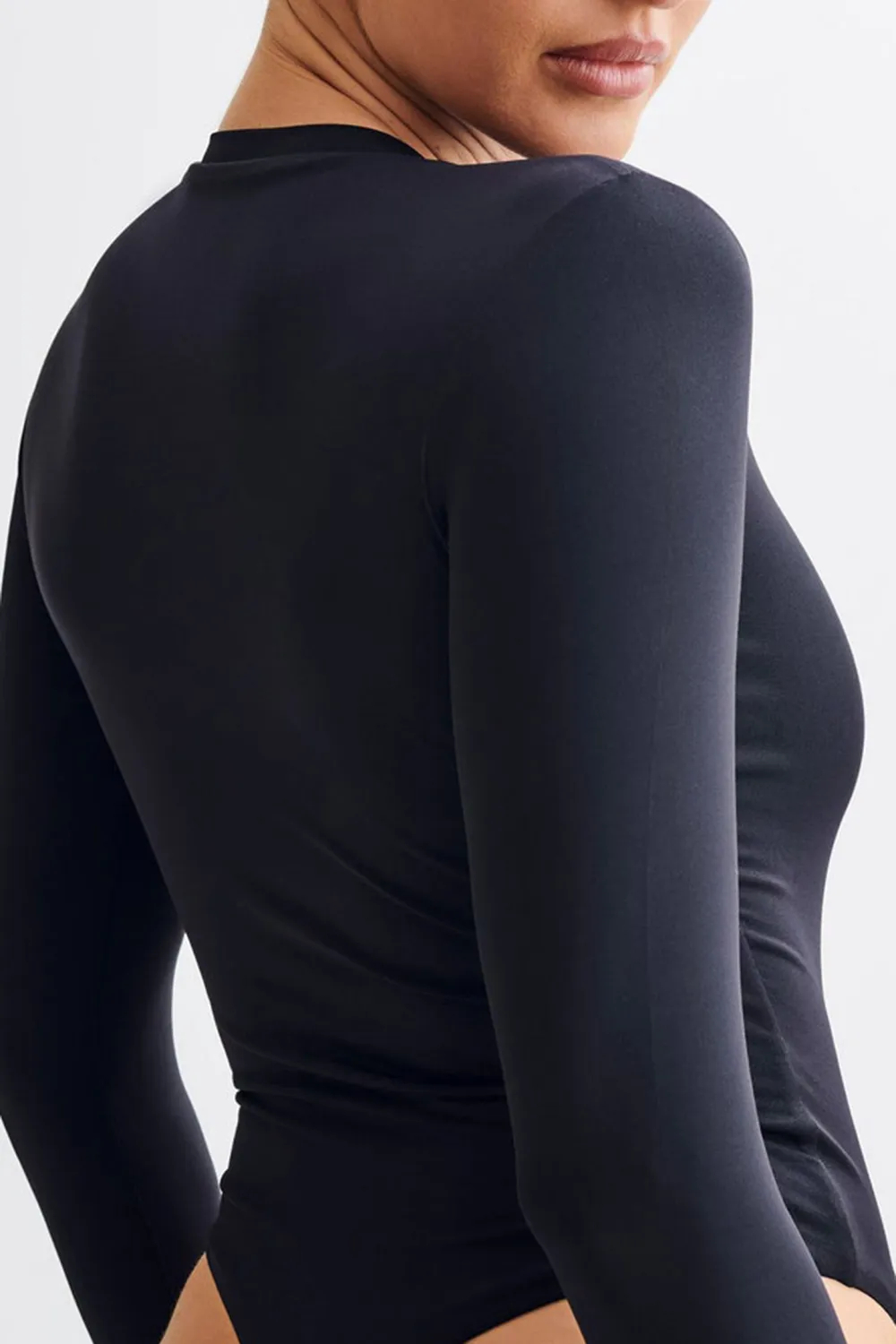 Long Sleeve Crew Neck Bodysuit