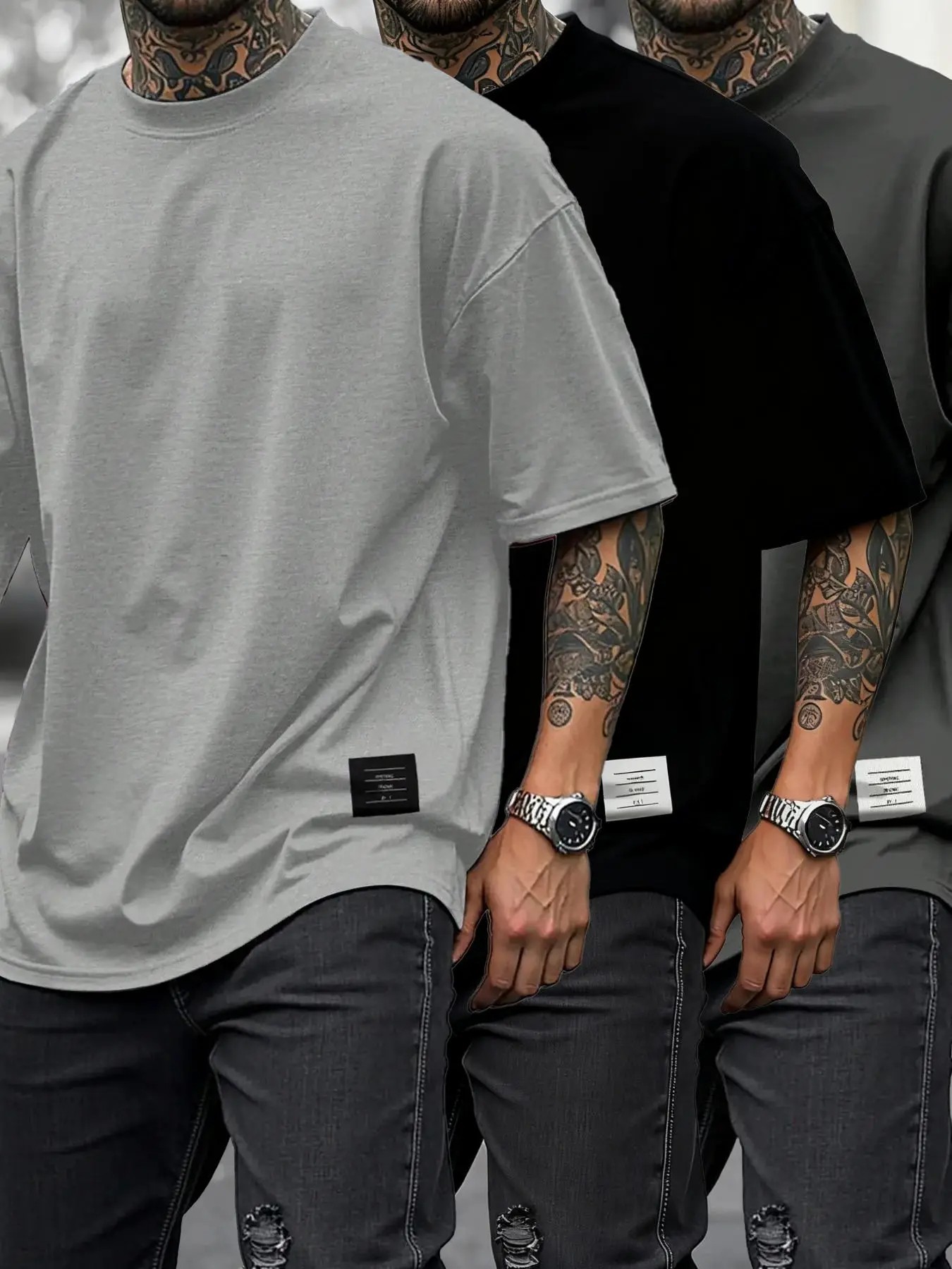 Men’s Ultra-Comfort Daily Essential Oversized Tee