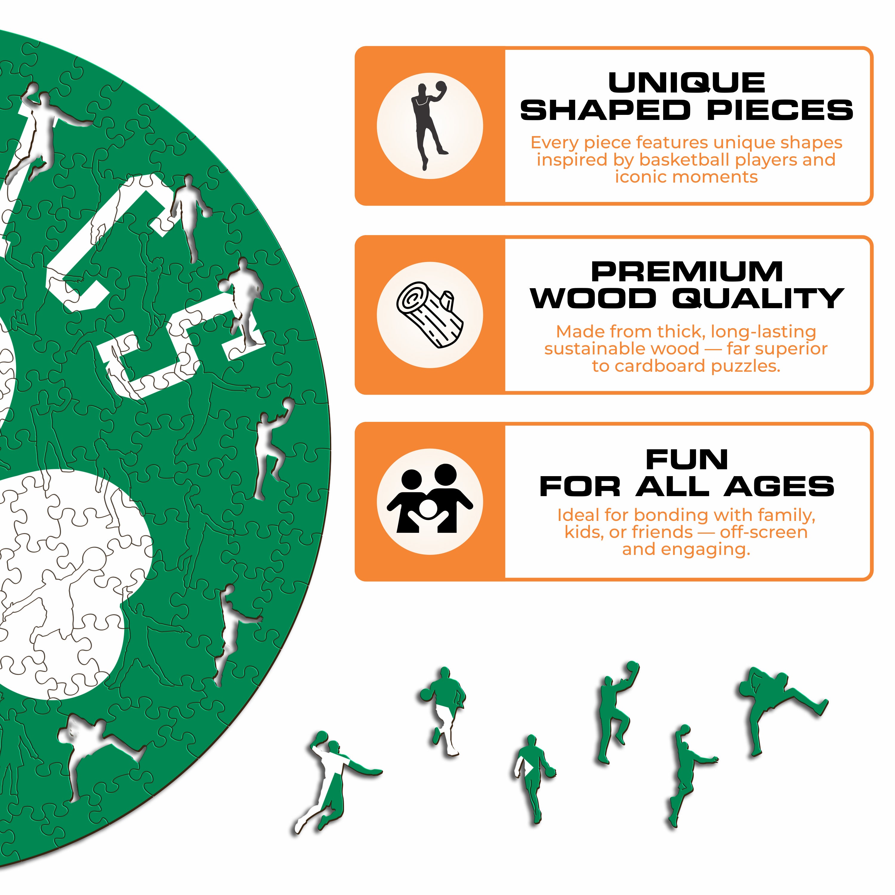 Boston Celtics™ - Wooden Puzzle