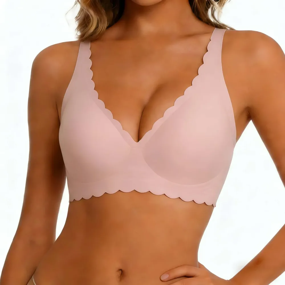 Women Comfortable Push Up Bras Wireless Seamless Full Coverage Bra Buttery Soft Everyday Tshirt Bra,comfortable