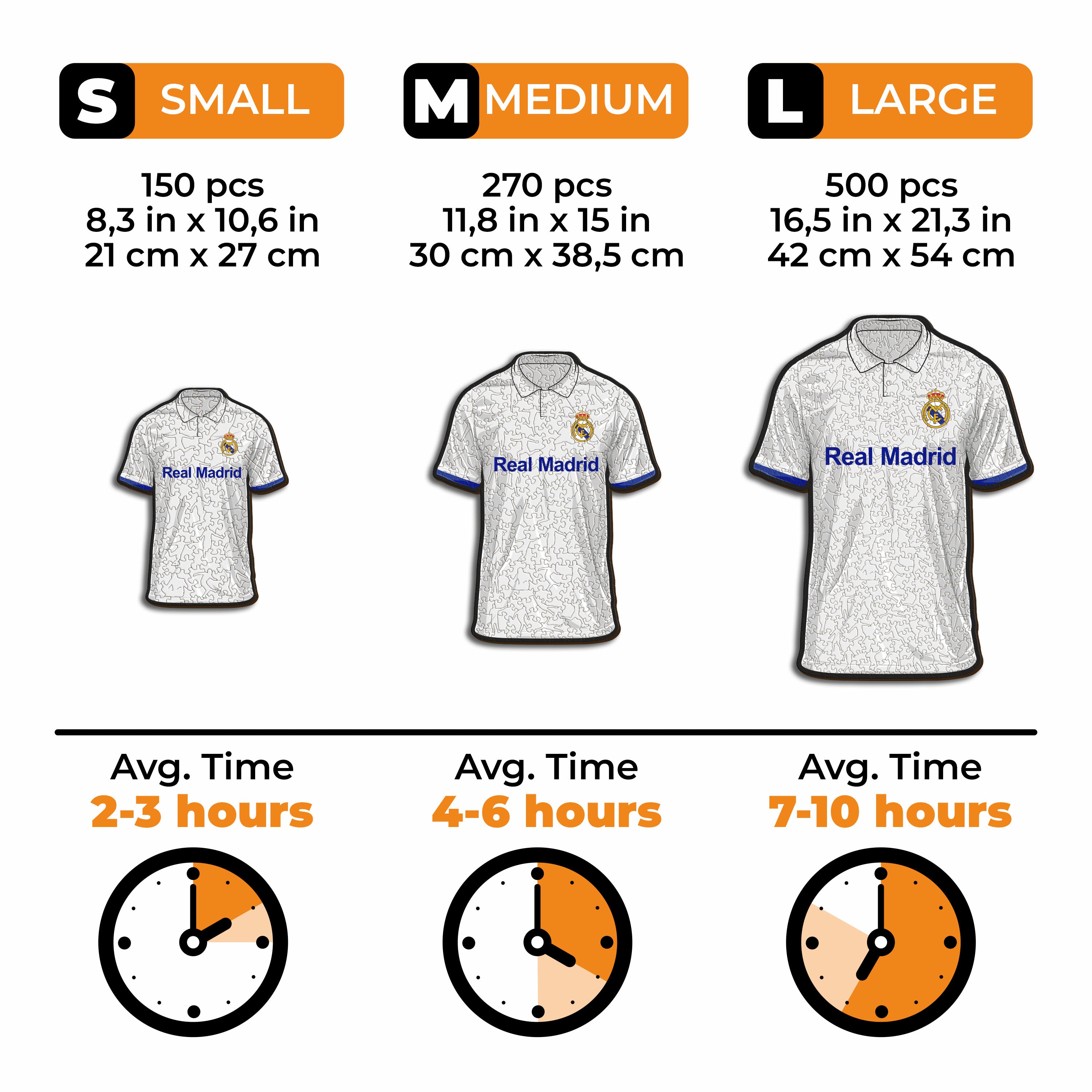 Real Madrid CF® Jersey - Wooden Puzzle