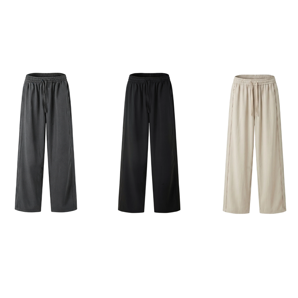 air conditioning pants, Ice Cooling Straight Pants, Unisex Lightweight Breathable Stretch Basic Plain All-Seasons Summer Casual Trousers