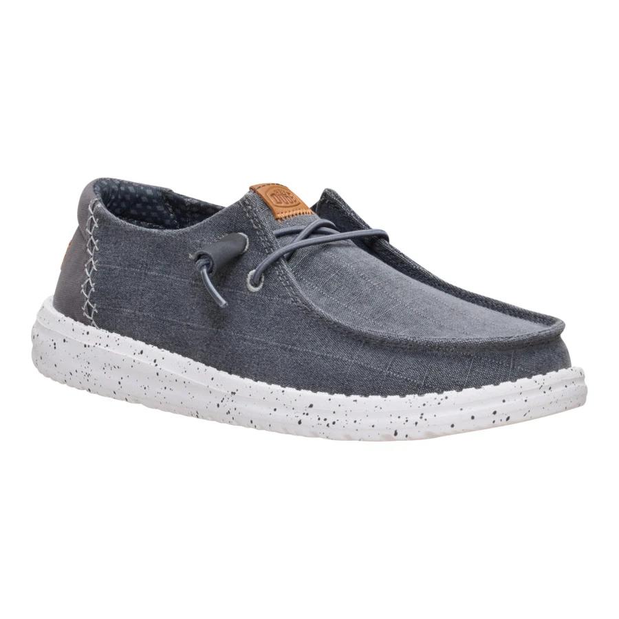 Wendy Chambray Grid - Charcoal