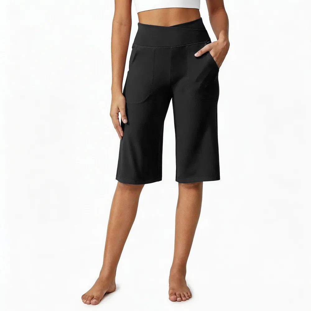 Loose High-Waist Casual Cropped Yoga Pants(New Arrivals)