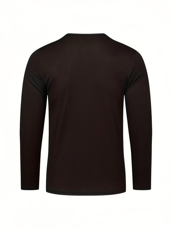 Men’s Quick-Dry Long Sleeve Performance Tee – Lightweight Athletic Top