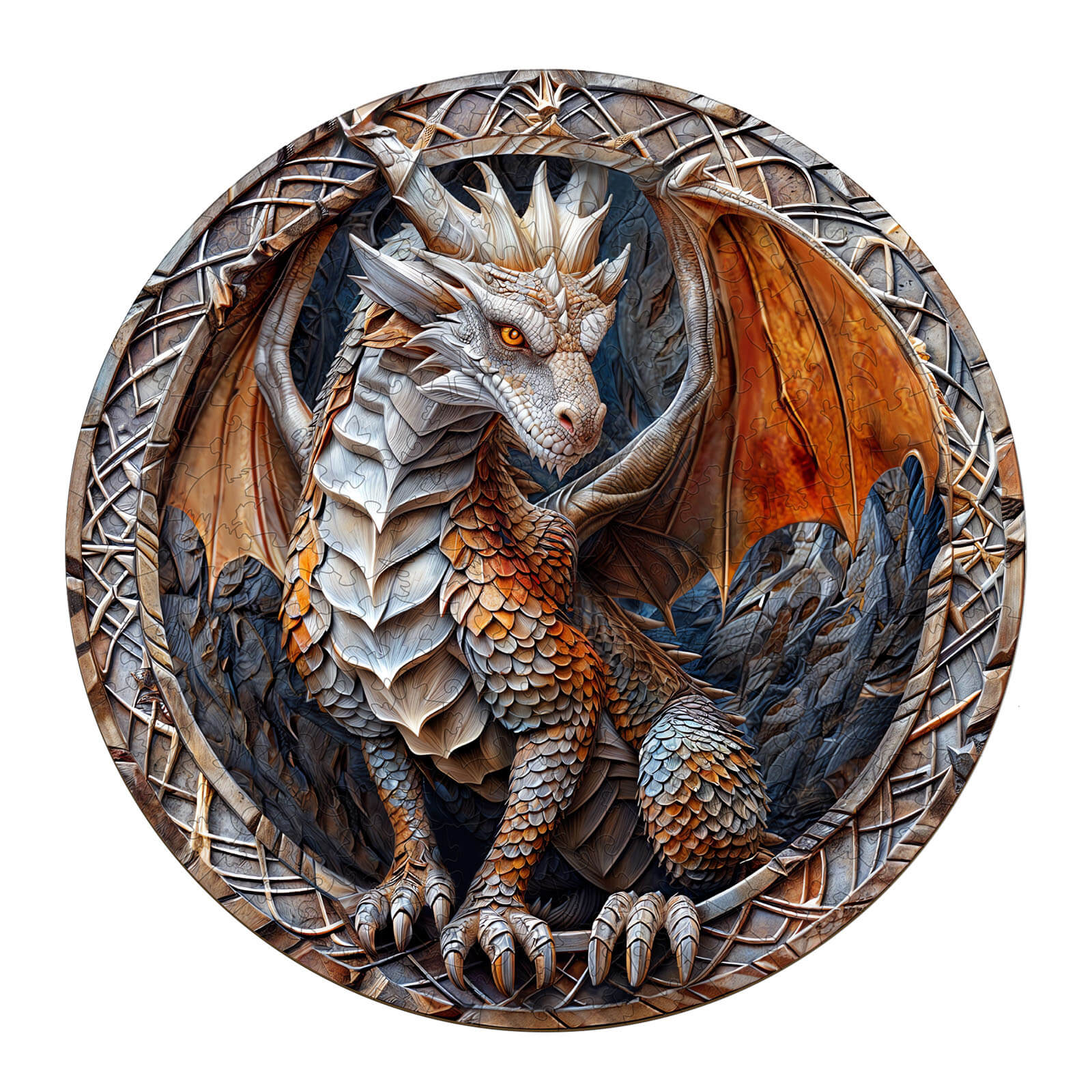 Cave Dragon Wooden Jigsaw Puzzle