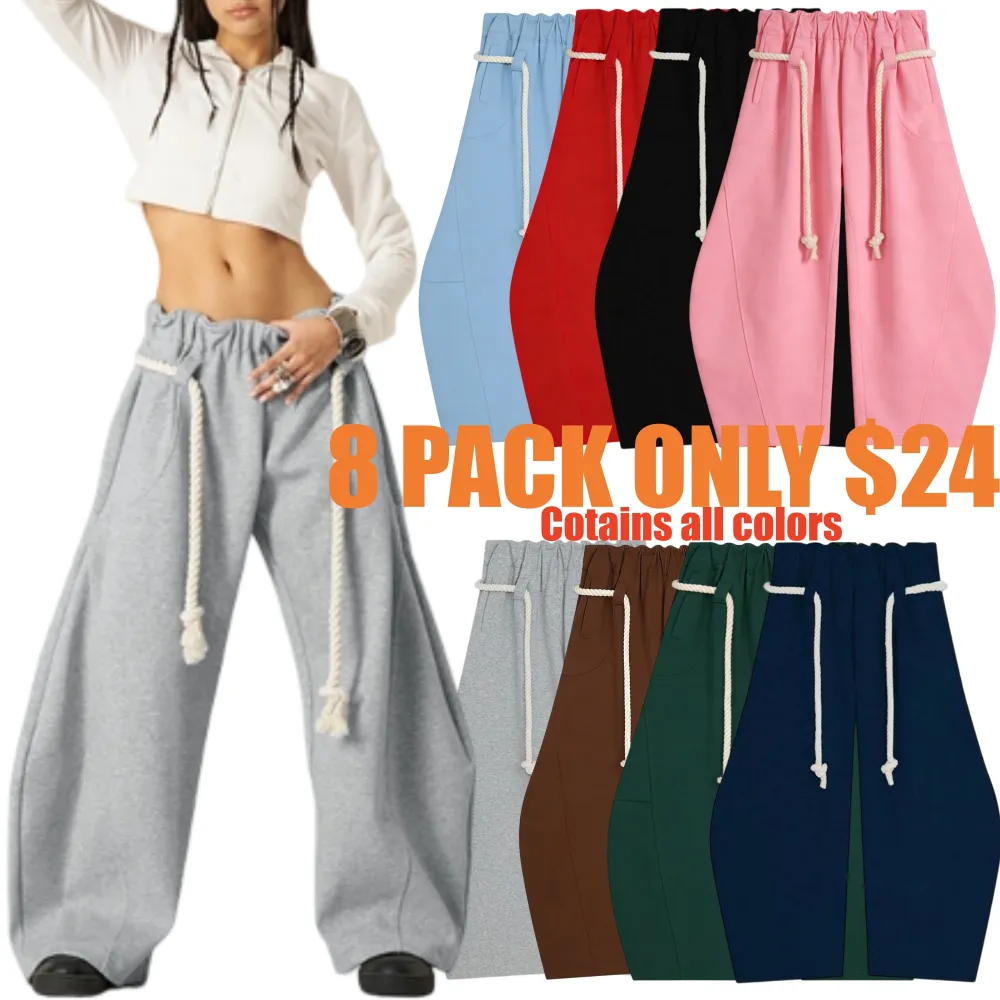 Baggy Wide Leg Pants for Women