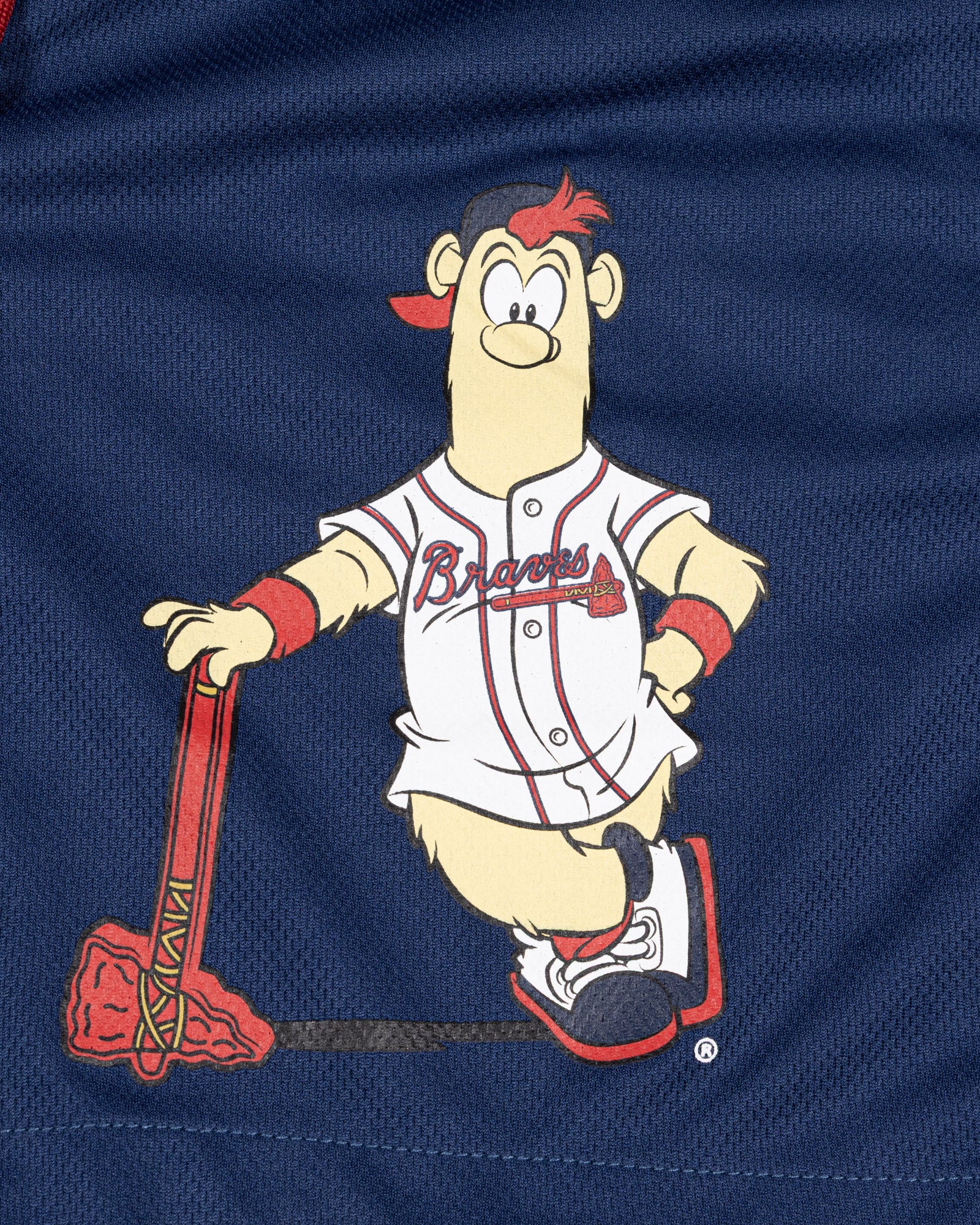 Blooper Diamond Air Youth Mesh Shorts - Atlanta Braves