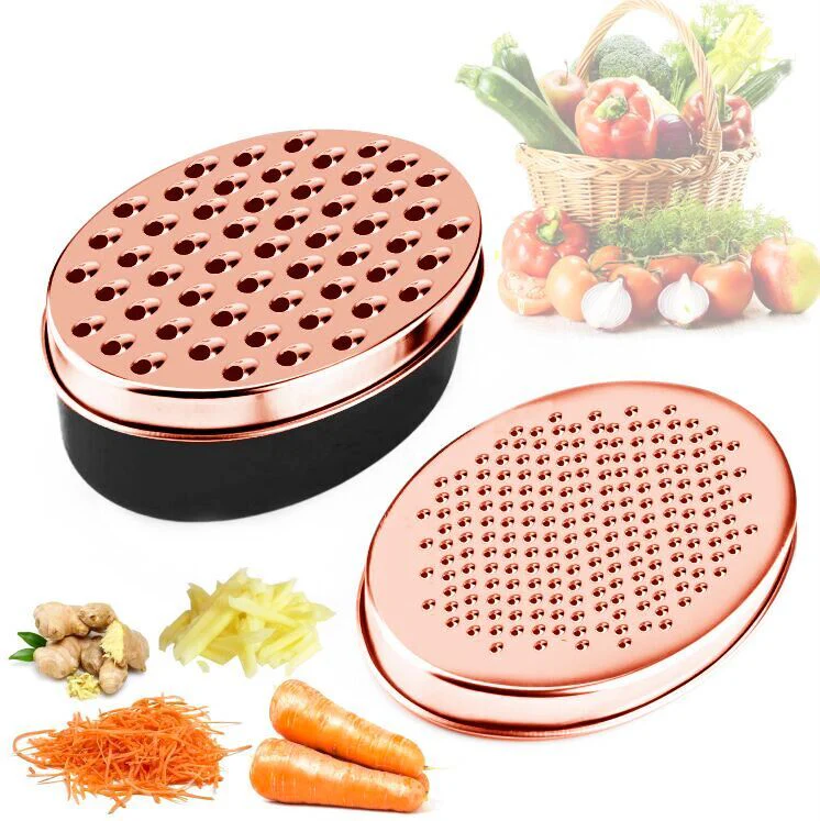 Double-Sided Oval Box Cheese/Veggie Grater