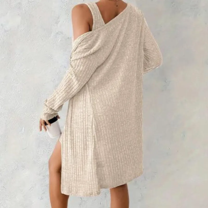 Women's Striped Dress Set