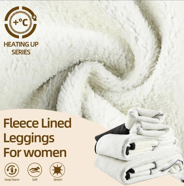 Warm and thick fleece leggings