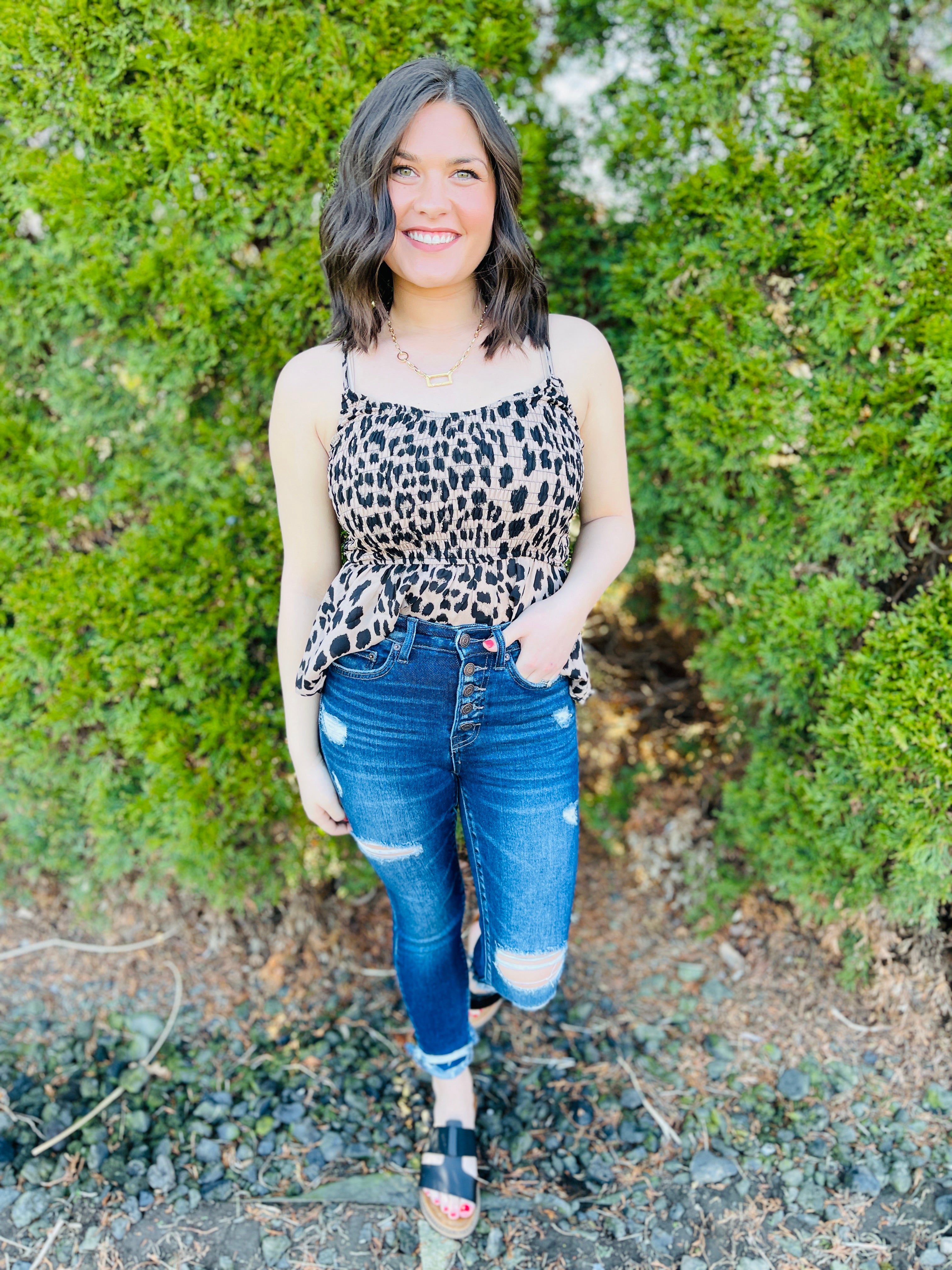 DOORBUSTER! I Like Big Button Fly Skinny Jeans