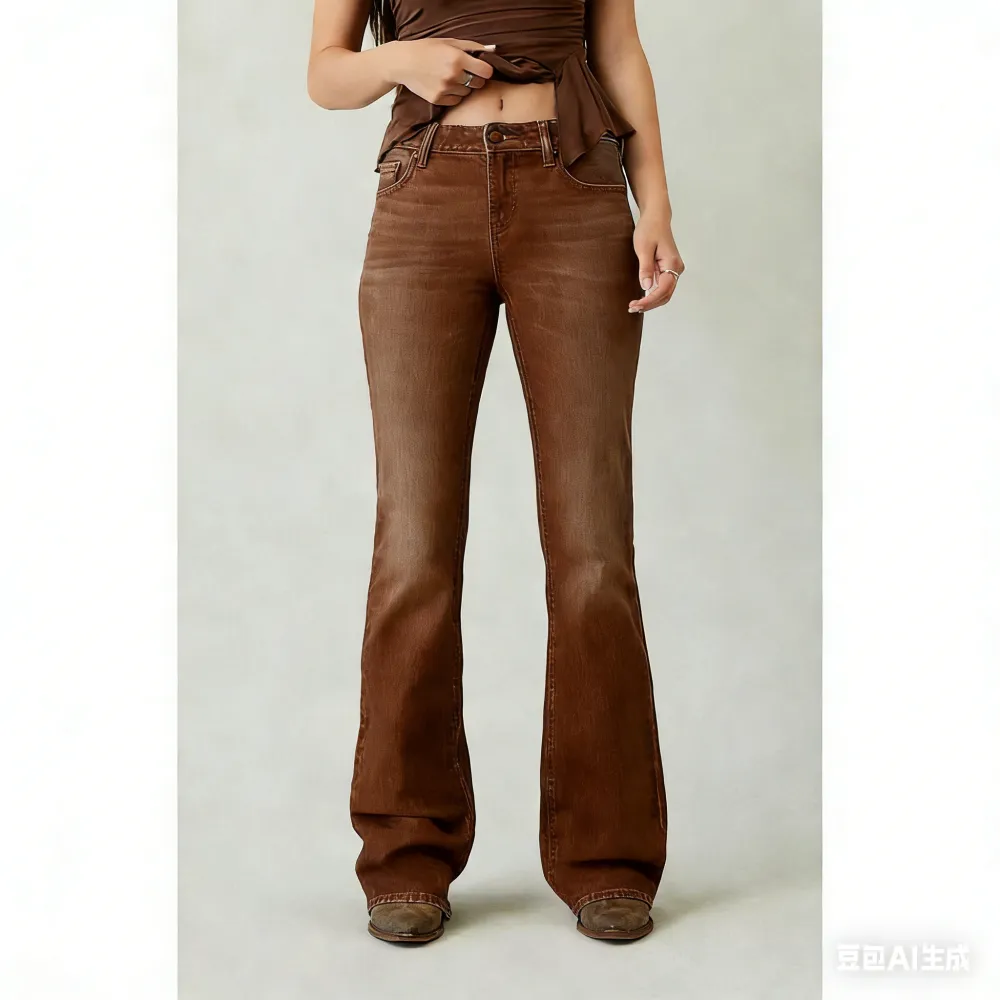 Women's Jade Low Rise Bootcut Jeans Stretch Dark Blue