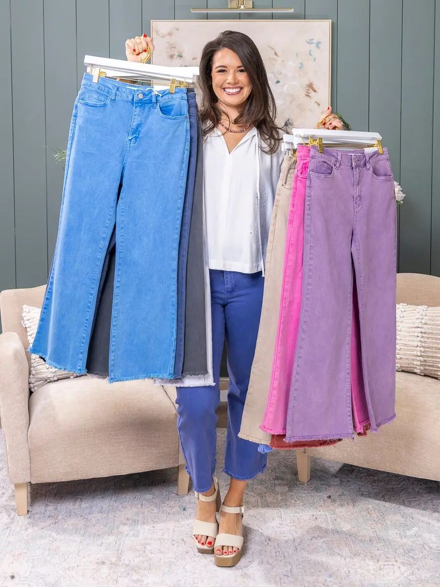 High Waisted Cropped Bootcut Pant | S - 6X