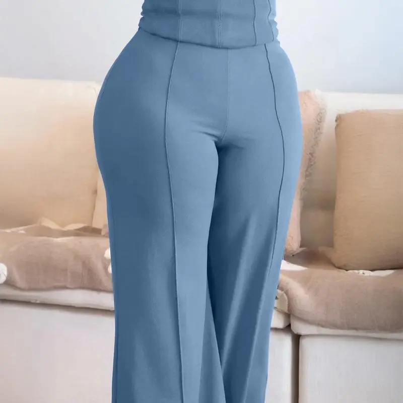 Women's Casual Seam Design Sweatpants Set