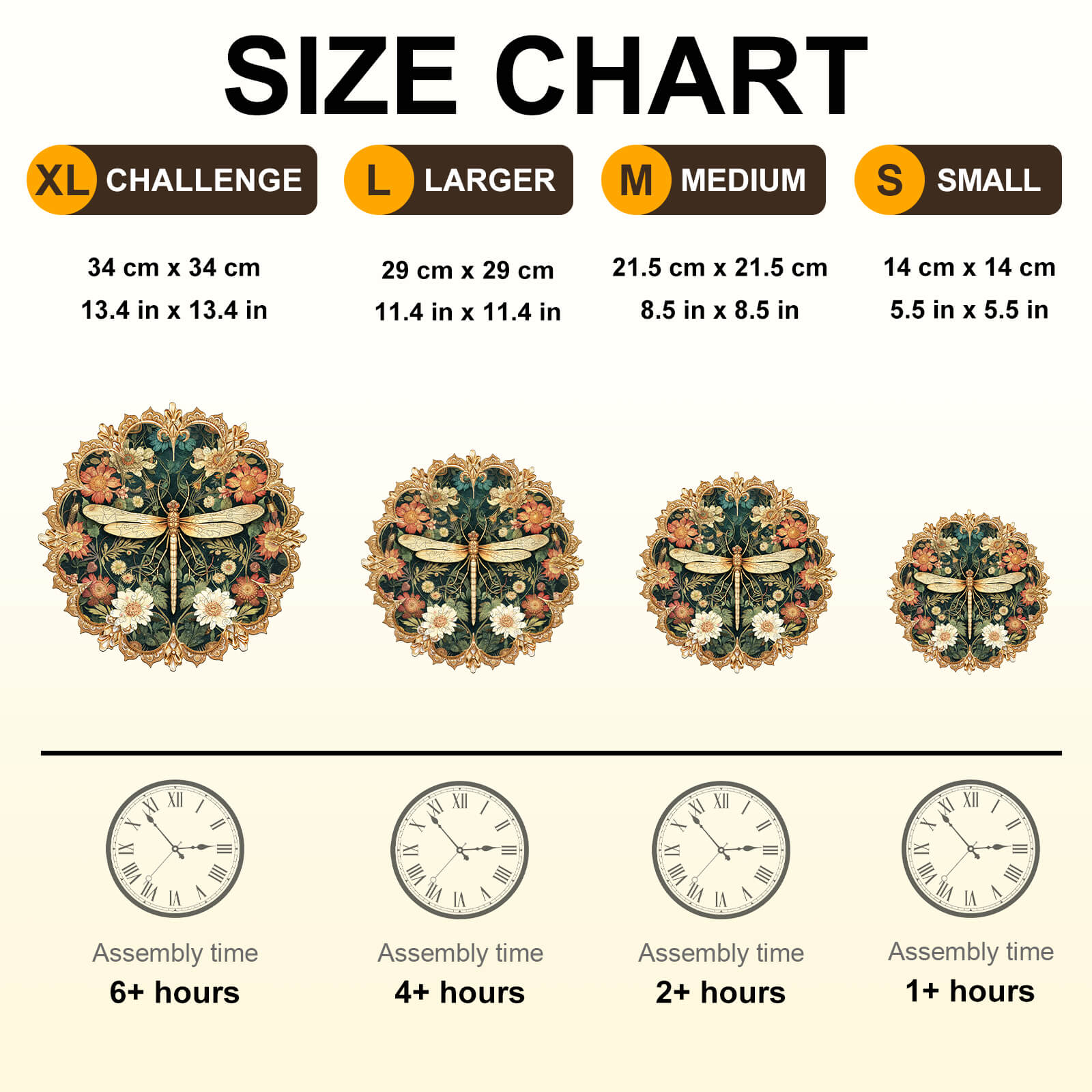 William Morris dragonfly Wooden Jigsaw Puzzle