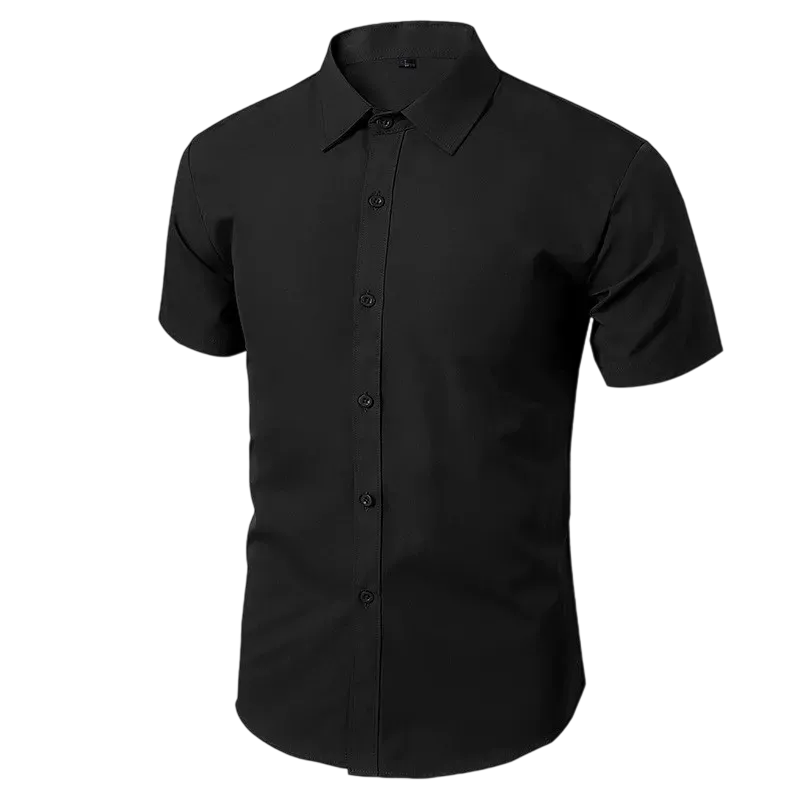 Men'S White Shirt Long Sleeves Free Ironing Business Formal Slim Fit Korean Style Professional Work Men'S White Casual Suit Shirt