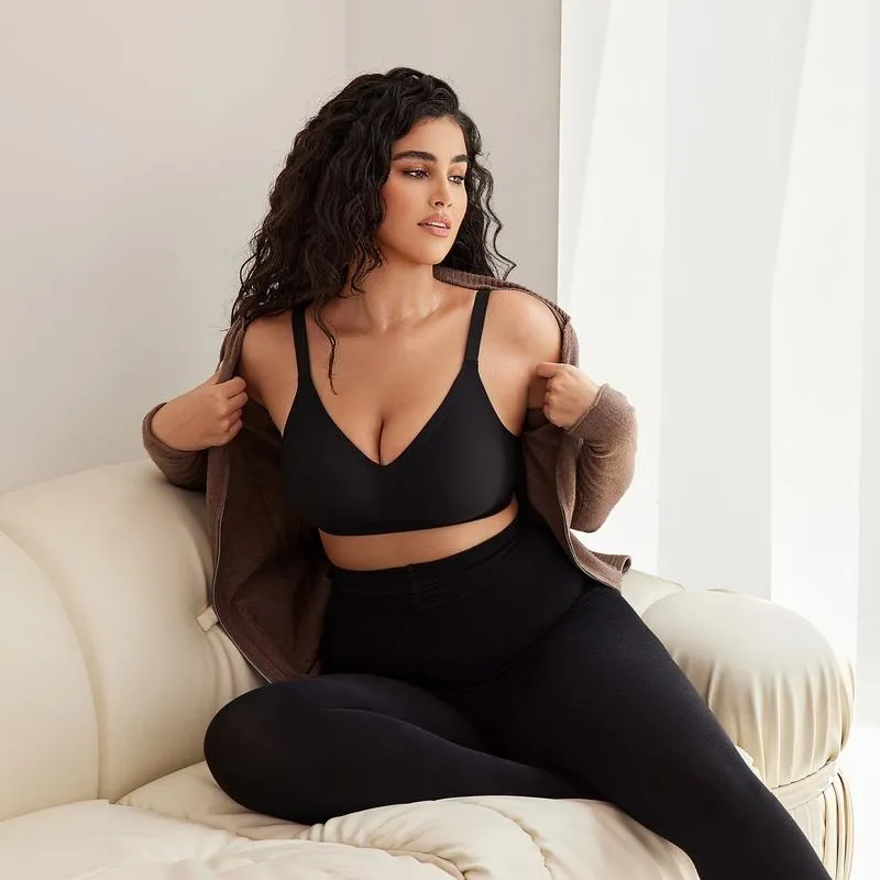 Women Comfortable Push Up Bras Wireless Seamless Full Coverage Bra