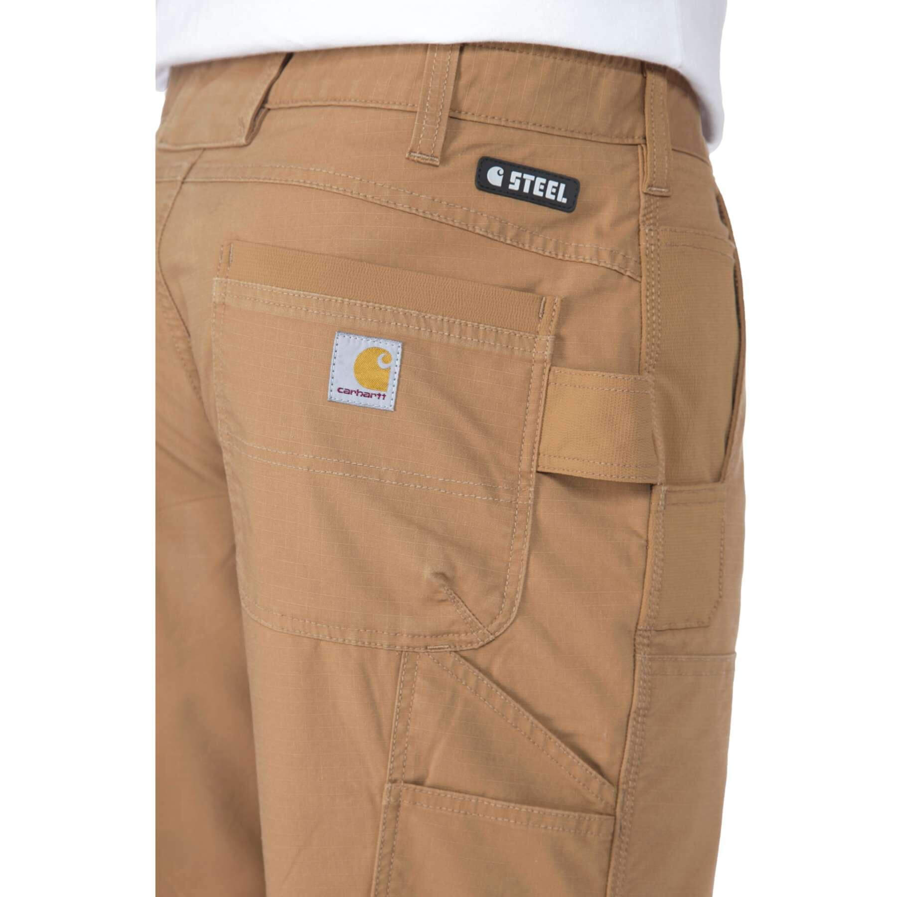 CHT Steel Straight Fit Rugged Flex Double-Front Ripstop Trousers 105075