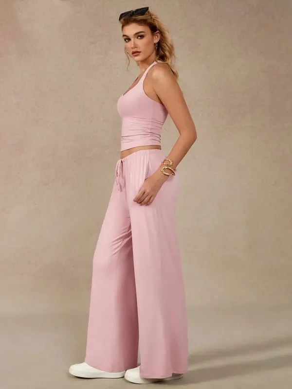 Women's Criss Cross Yoga Sport Two-Piece Set