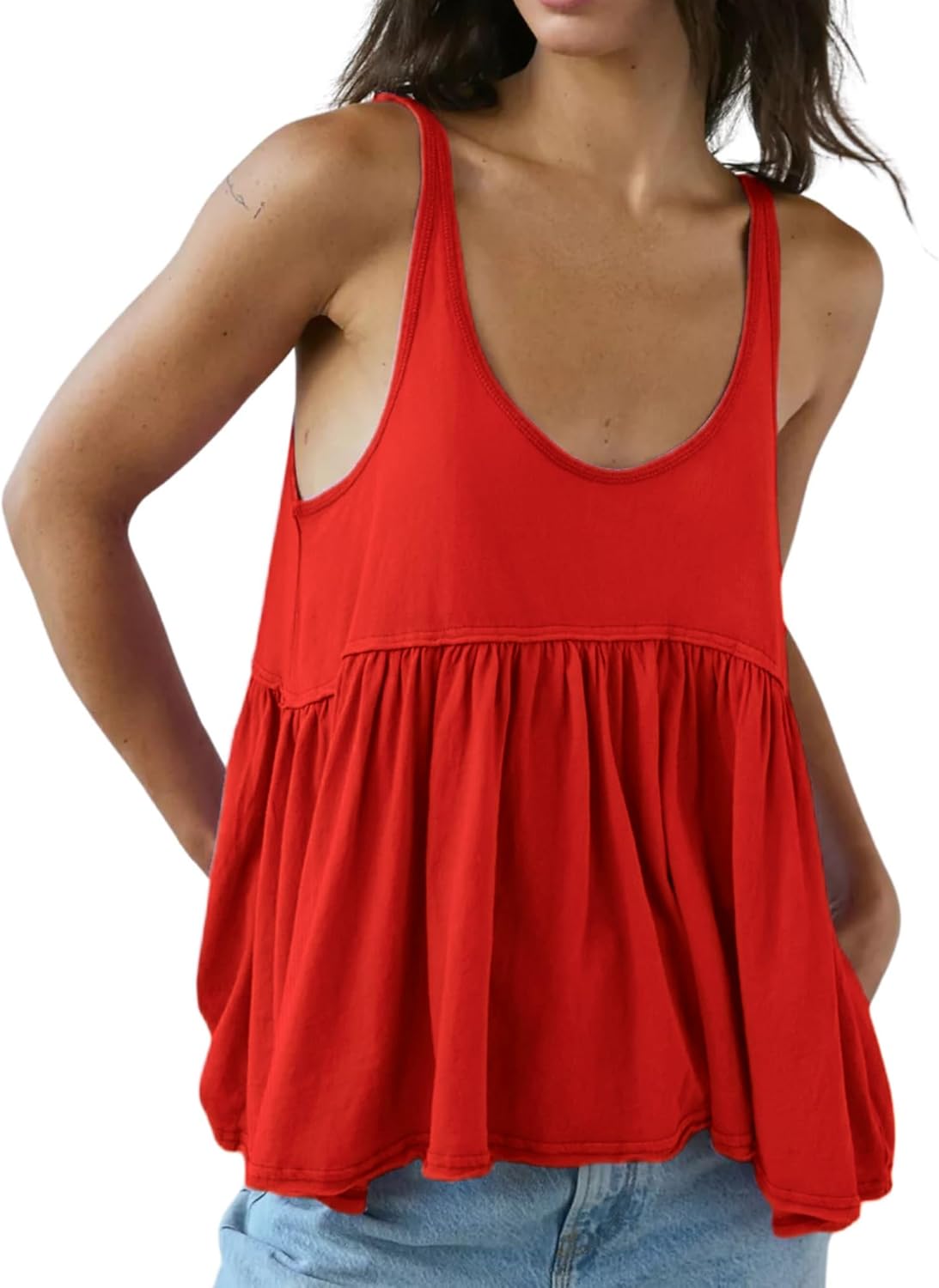 ✨2026 Hot Sale✨Women's Summer Flowy Tank Tops