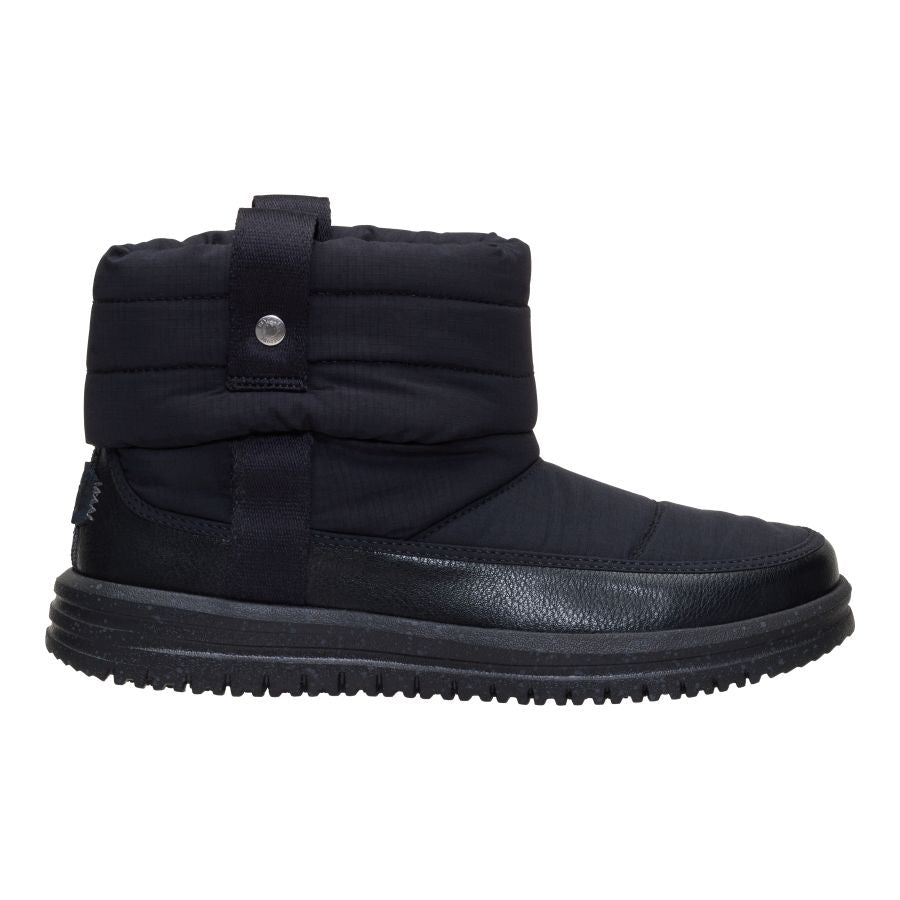 Camden Cuff Nylon Quilt - Black/Black