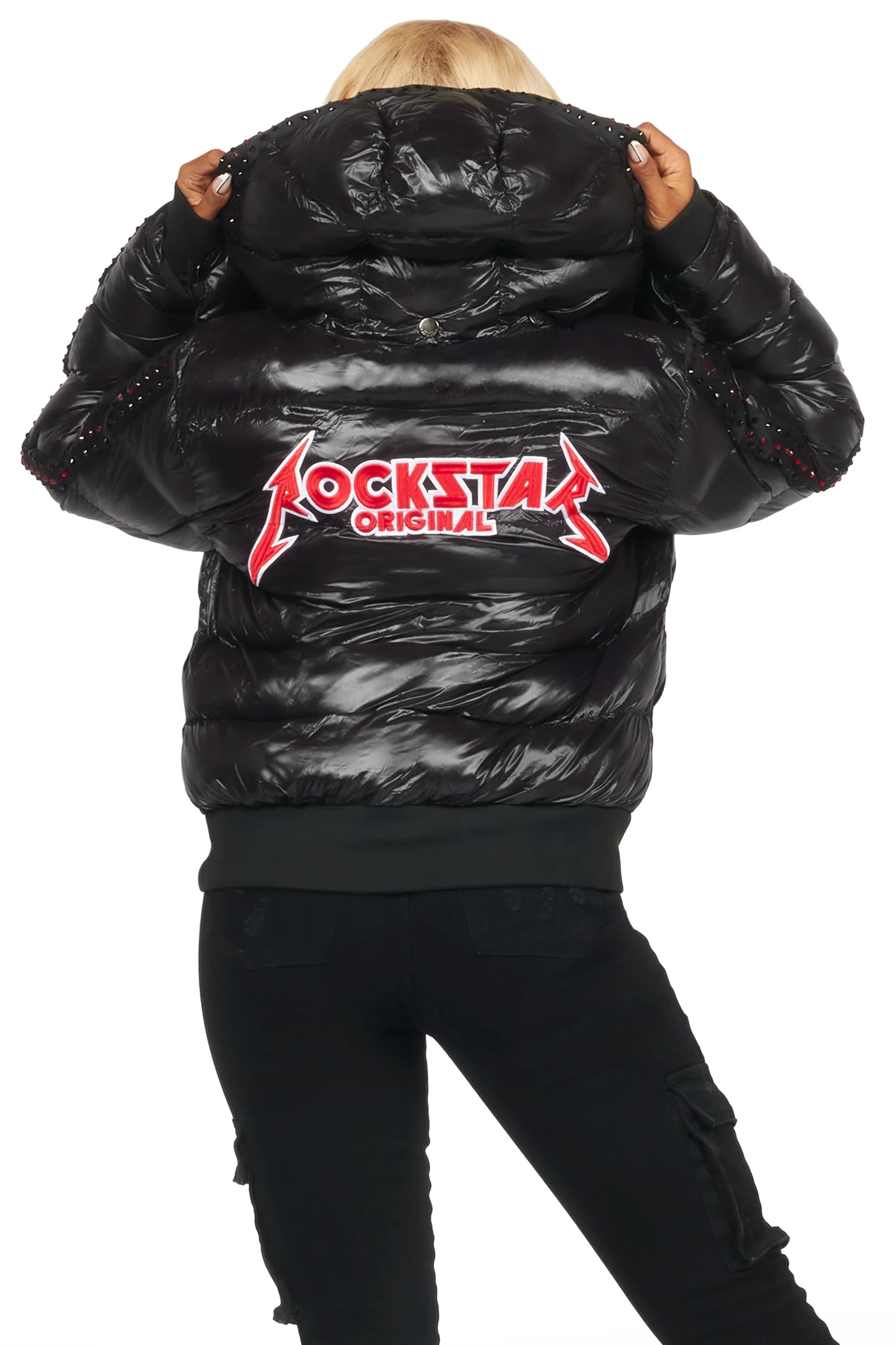 Banklee Black Puffer Jacket