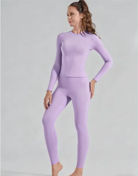 Women's High-Waisted 25‘’ Inseam Sporty Leggings Set