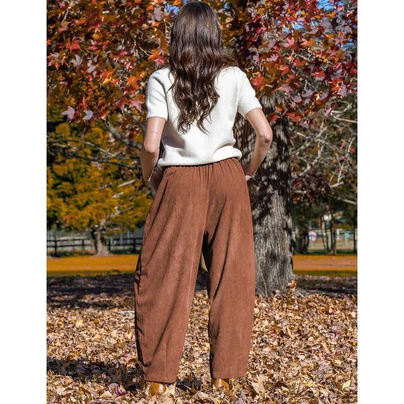 Women’s Corduroy Wide Leg Pants