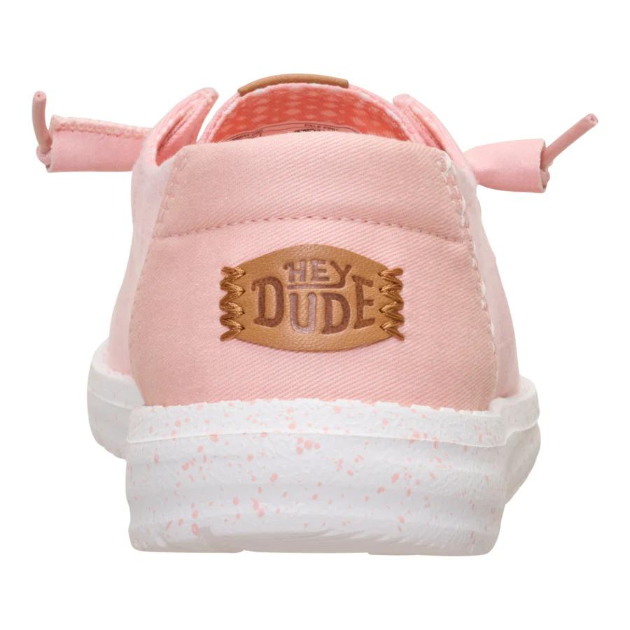 Wendy Chambray Grid - Pale Pink