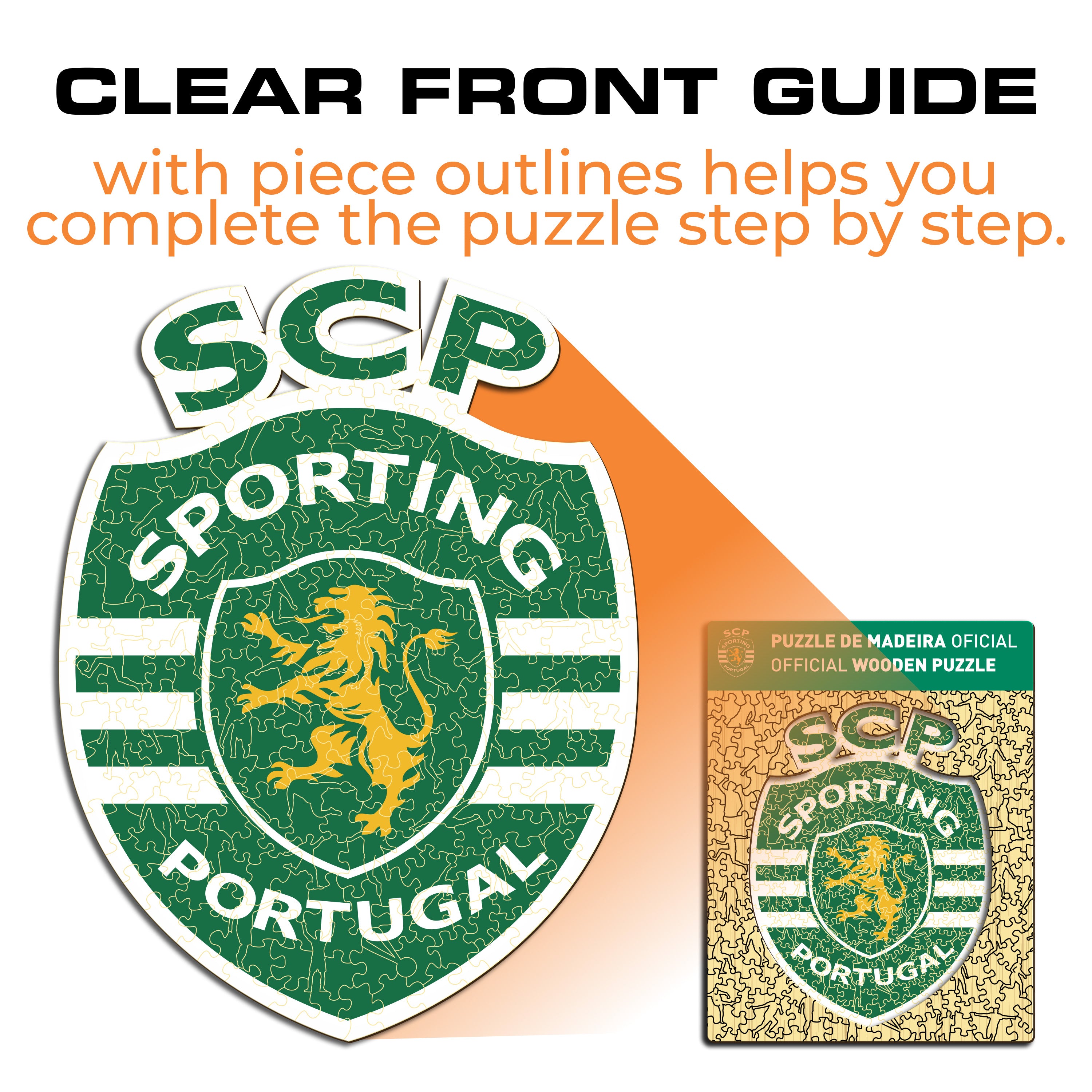 Sporting CP® Logo - Wooden Puzzle