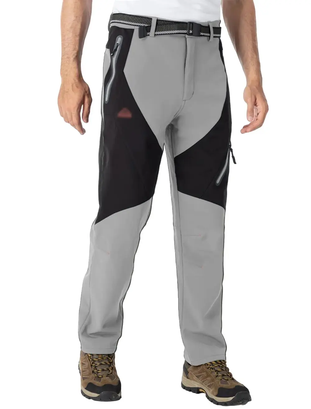 Men's 8-Pack Insulated Waterproof Pant Windproof Warm Fleece Lined Ski Trousers