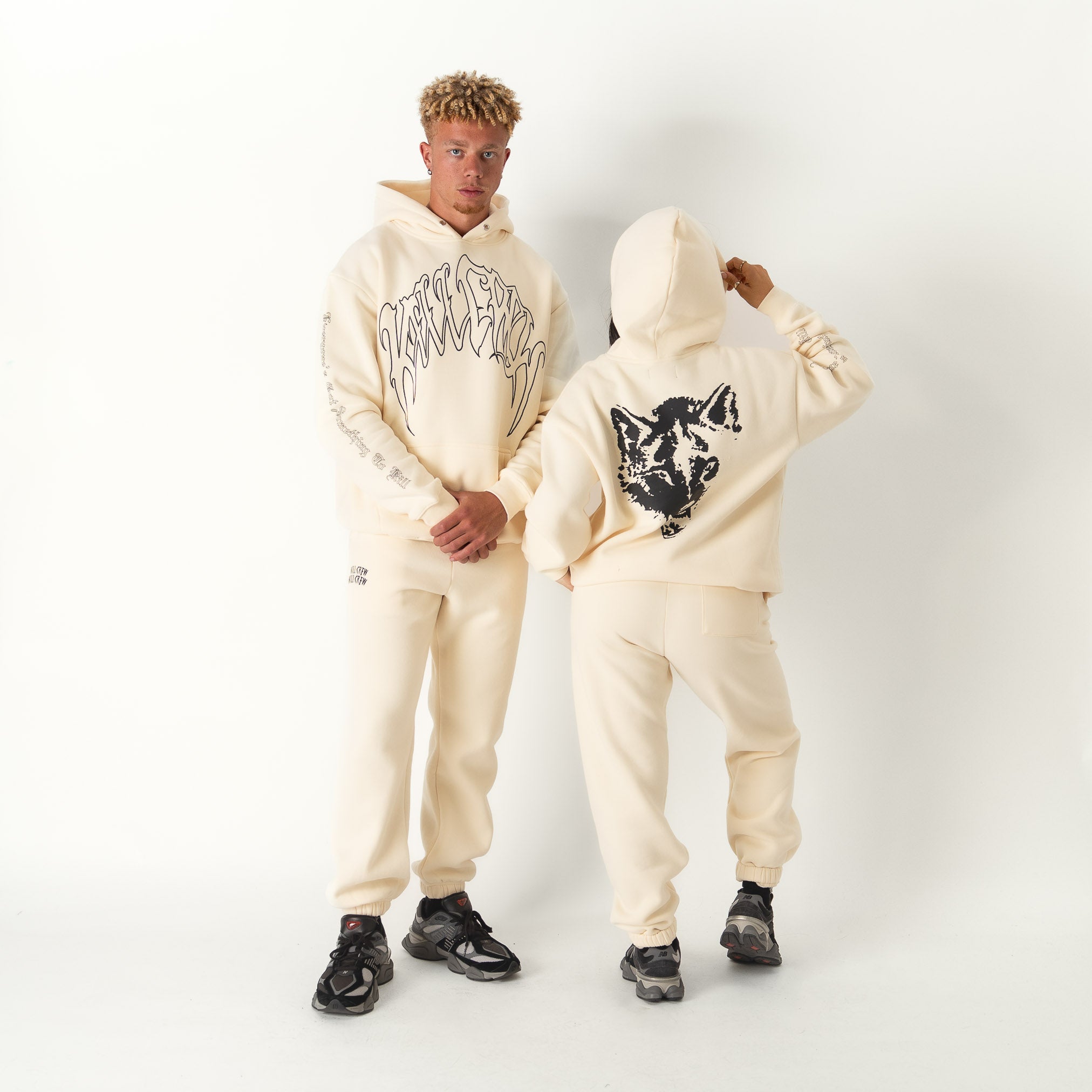 KILL CREW OVERSIZED LUX HOODIE - CREAM