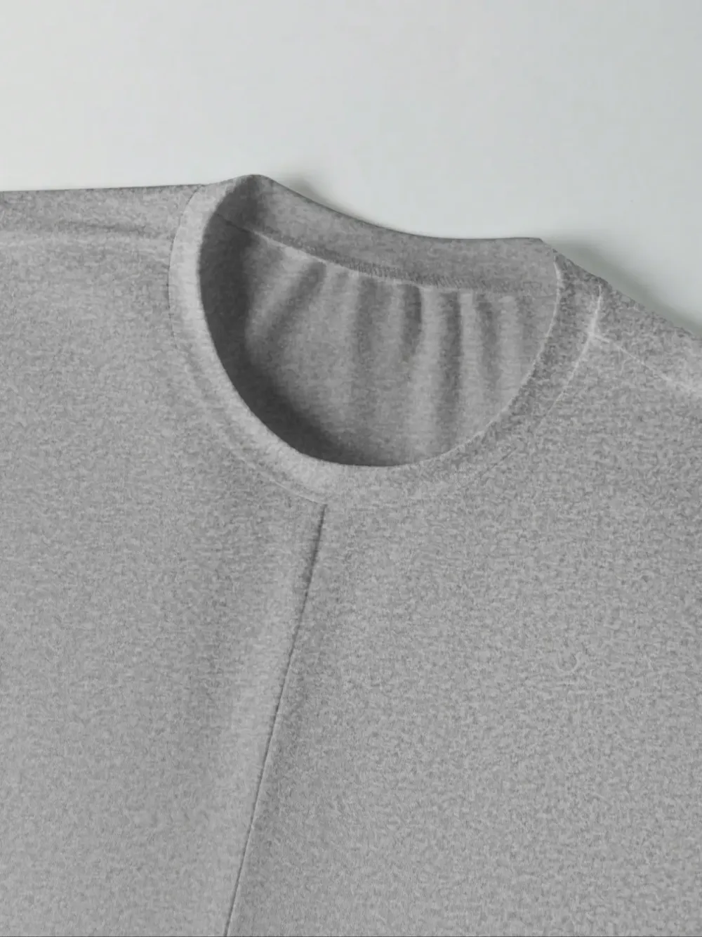 Women's Knitted Round Neck Drop Shoulder Sleeve T-Shirt