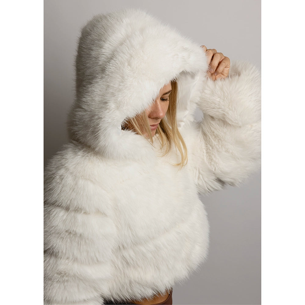 Light Up the Party: Frost White LED Coat