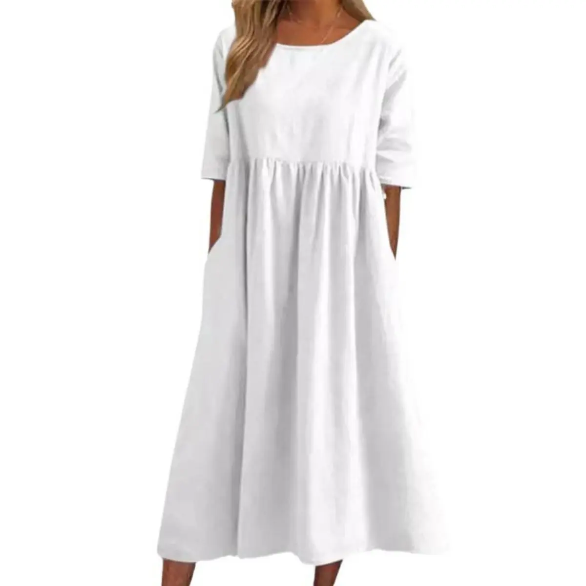 🔥9 Packs $27 - Women's Summer New Cotton and Linen Dress