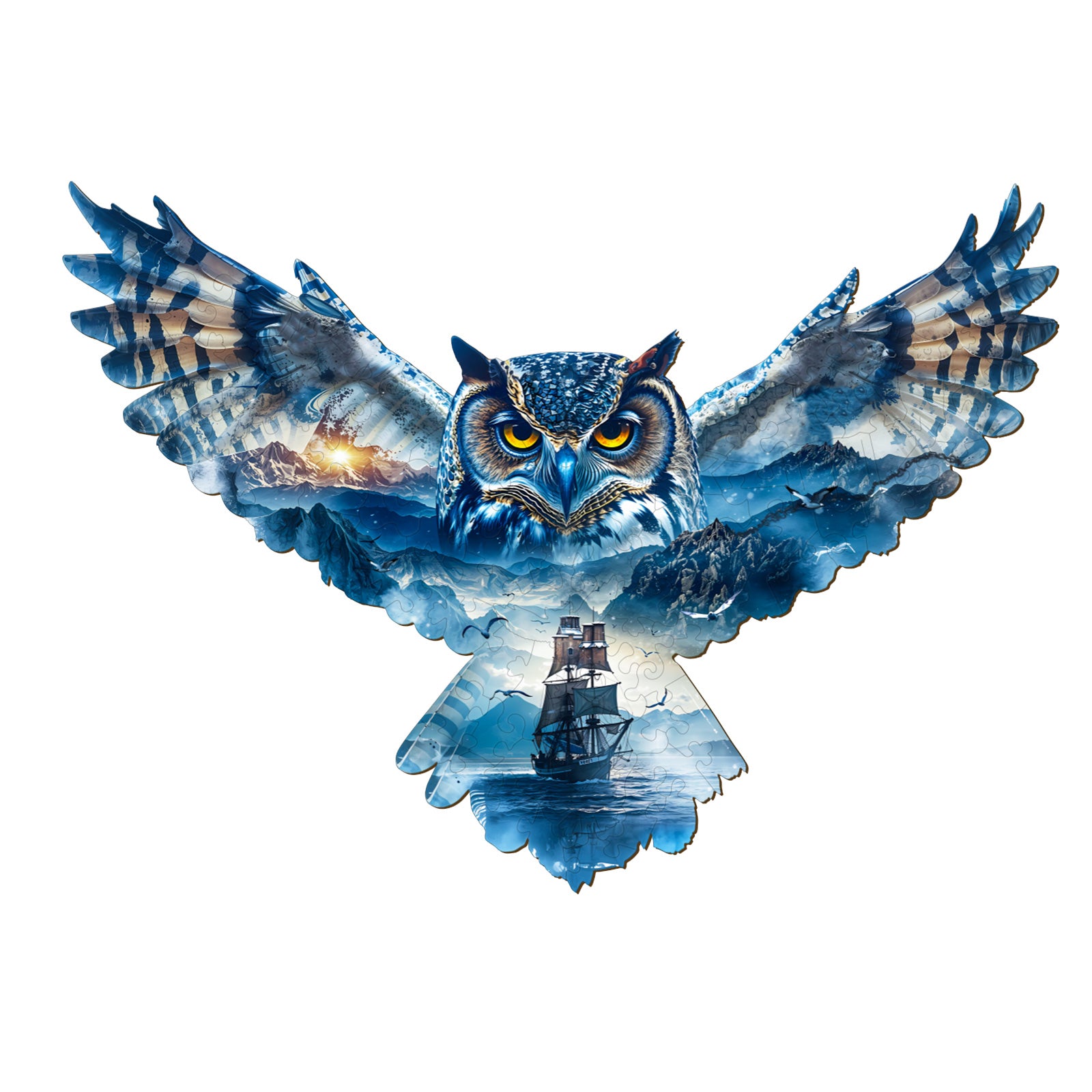 Bluewing Voyage Wooden Jigsaw Puzzle