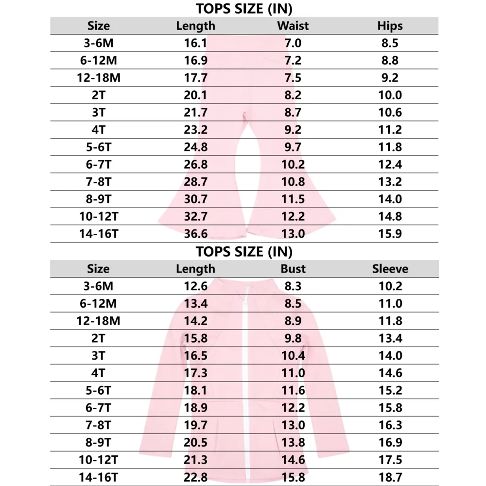 Girl's Solid Color Set