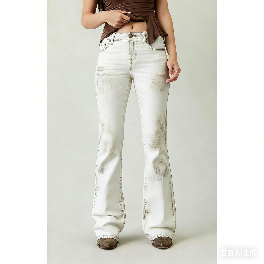 Women's Jade Low Rise Bootcut Jeans Stretch Dark Blue