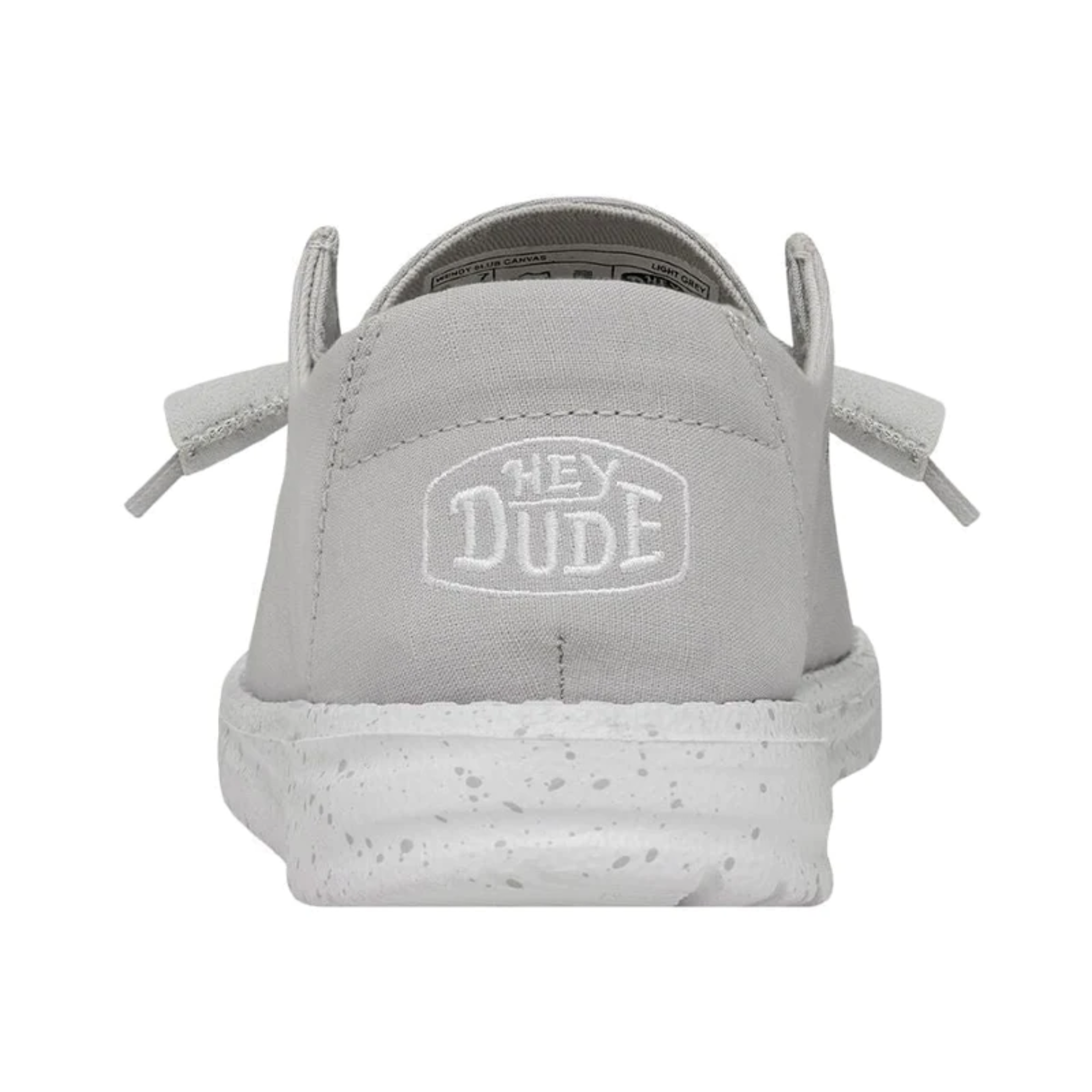 DUDE WOMEN'S WENDY SLUB CANVAS LIGHT GREY - 40063007