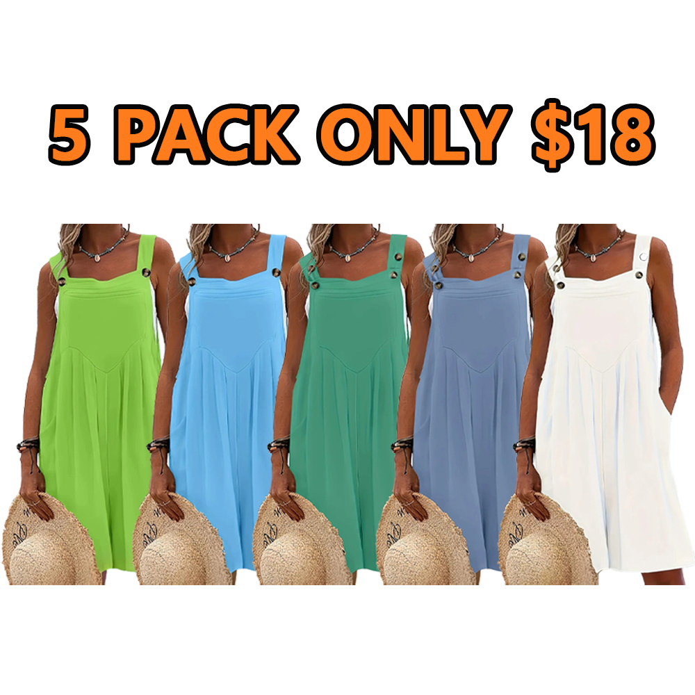 🔥10 PACKS $28 | Women's Plus Size Casual Fashion Spring Wide Leg Shorts