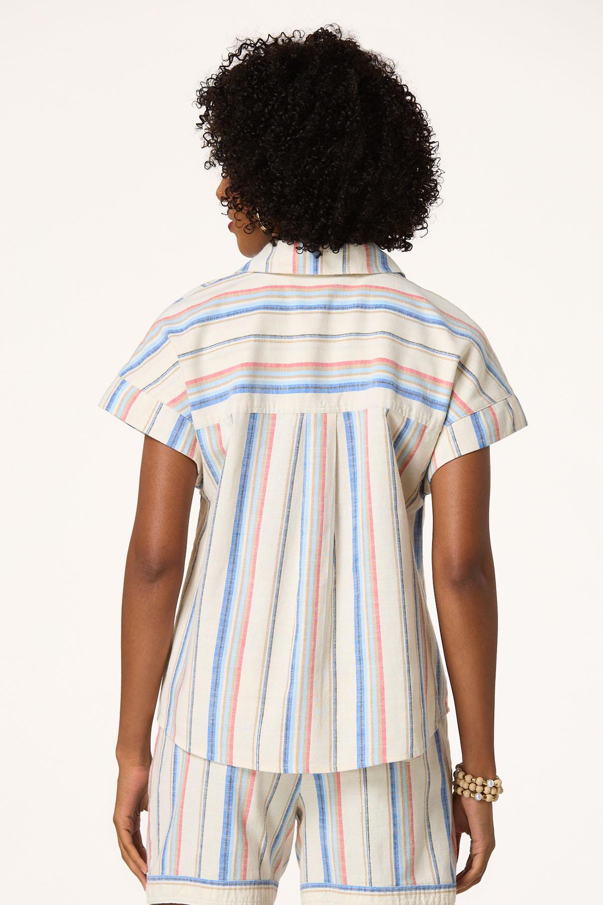 Muted Stripe Pocket Front Shirt