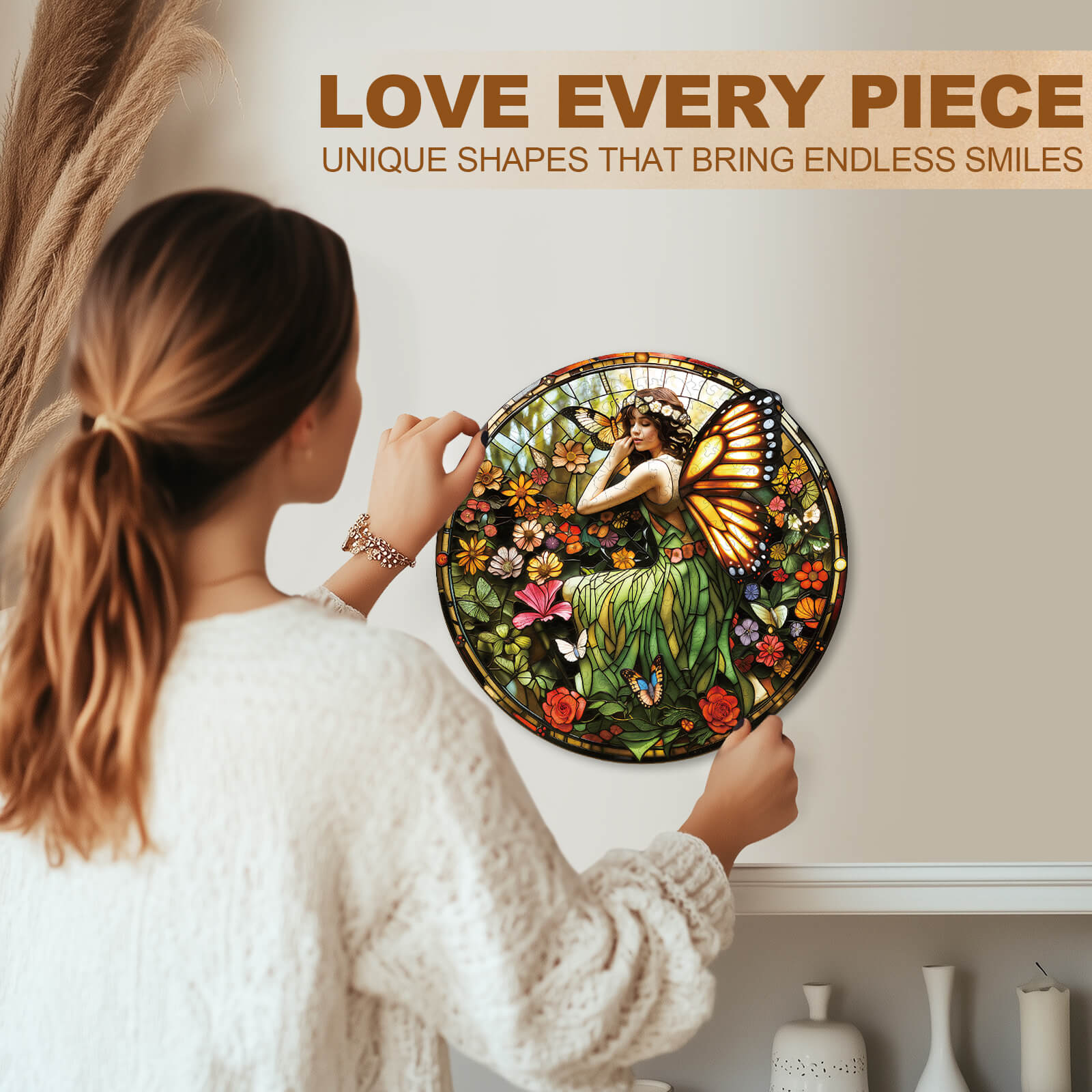 Flower Fairy Wooden Jigsaw Puzzle