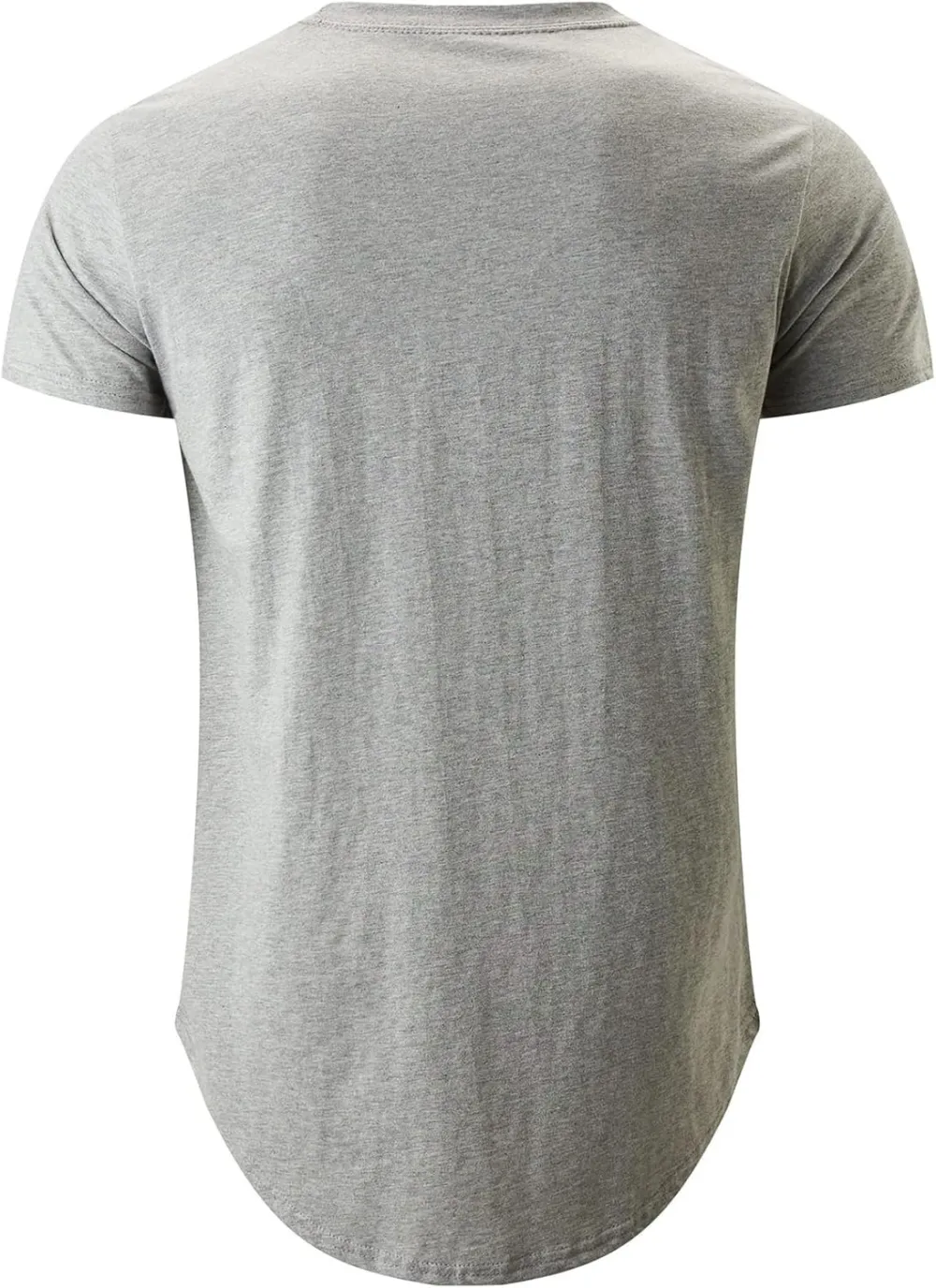 Cotton Hipster Hip Hop Longline Crewneck T-Shirt,Menswear Casual Tshirt Tops