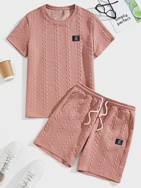 ⭐Men’s Casual T-Shirt & Drawstring Shorts Set (Regular Fit)