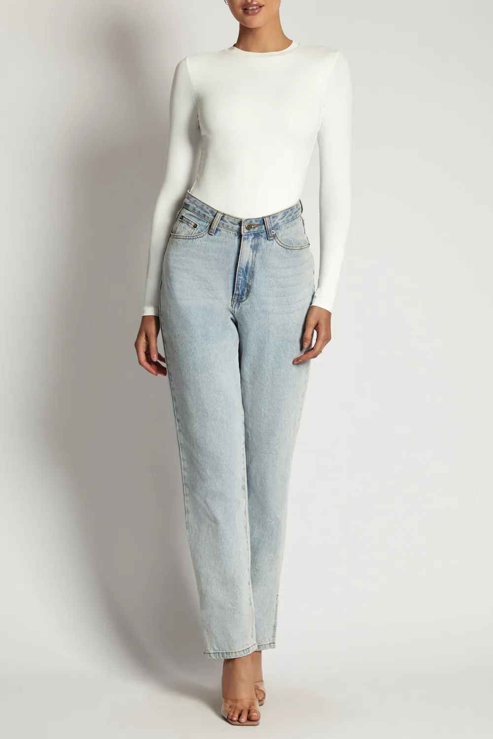 Long Sleeve Crew Neck Bodysuit