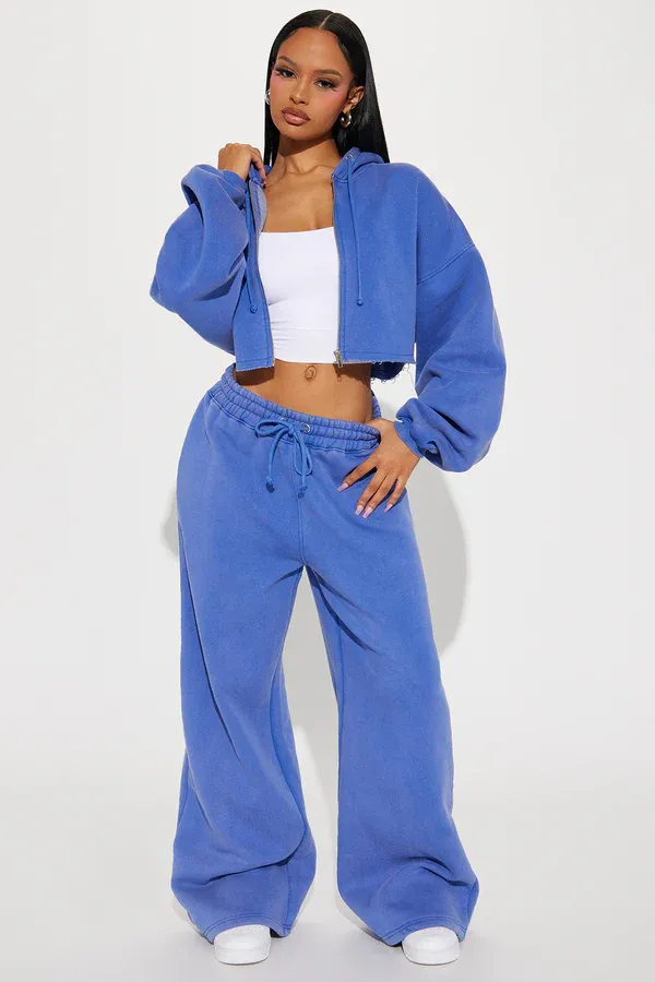 On The Go Fleece Pant Set